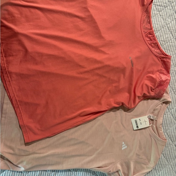 Columbia Tops - Columbia Women's Coral and Light Pink Short Sleeve Brand New from Adidas